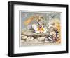 Presages of the Millennium, Published by Hannah Humphrey in 1795-James Gillray-Framed Giclee Print