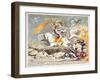 Presages of the Millennium, Published by Hannah Humphrey in 1795-James Gillray-Framed Giclee Print