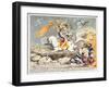 Presages of the Millennium, Published by Hannah Humphrey in 1795-James Gillray-Framed Giclee Print