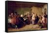 Presbyterian Catechising, 1847-John Phillip-Framed Stretched Canvas
