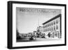 Prescott, Arizona - Montezuma St, Whiskey Row - Lantern Press-Lantern Press-Framed Art Print