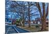 Prescott Park and Mechanic Street in Portsmouth, New Hampshire-Jerry & Marcy Monkman-Mounted Photographic Print