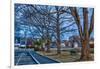 Prescott Park and Mechanic Street in Portsmouth, New Hampshire-Jerry & Marcy Monkman-Framed Photographic Print