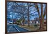 Prescott Park and Mechanic Street in Portsmouth, New Hampshire-Jerry & Marcy Monkman-Framed Photographic Print