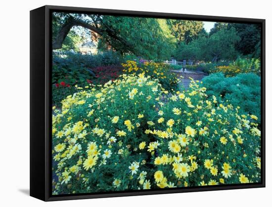 Prescott Park Garden, New Hampshire, USA-Jerry & Marcy Monkman-Framed Stretched Canvas