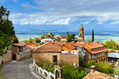 Panorama View of Sighnaghi (Signagi) City in Kakheti Region in Georgia-prescott09-Stretched Canvas