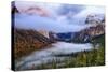 Presence, Clearing Storm and Fog at Tunnel View, Yosemite National Park-Vincent James-Stretched Canvas