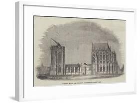 Present State of Cologne Cathedral, Side View-null-Framed Giclee Print