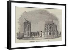 Present State of Cologne Cathedral, Side View-null-Framed Giclee Print