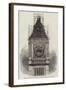 Present State of the Clock Tower of the Palace of Parliament, Westminster-null-Framed Giclee Print