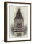 Present State of the Clock Tower of the Palace of Parliament, Westminster-null-Framed Giclee Print