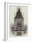 Present State of the Clock Tower of the Palace of Parliament, Westminster-null-Framed Giclee Print