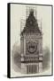 Present State of the Clock Tower of the Palace of Parliament, Westminster-null-Framed Stretched Canvas