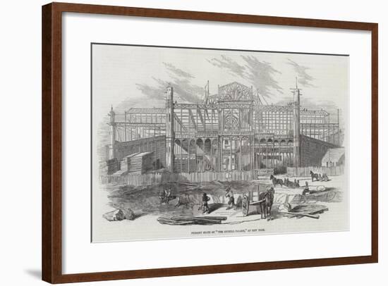 Present State of The Crystal Palace, at New York-null-Framed Giclee Print