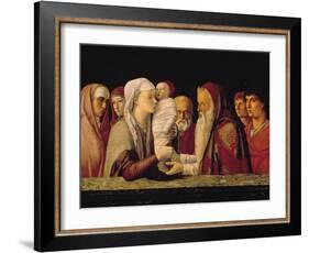 Presentation at the Temple-Giovanni Bellini-Framed Art Print