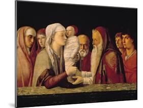 Presentation at the Temple-Giovanni Bellini-Mounted Art Print