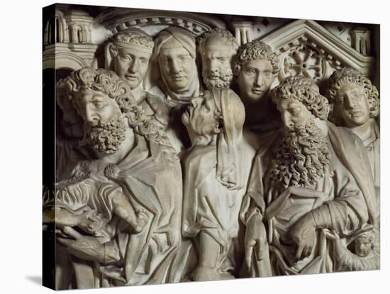 Presentation in Temple, Panel from Pulpit of Baptistery of St John, 1255-1260-Nicola Pisano-Stretched Canvas
