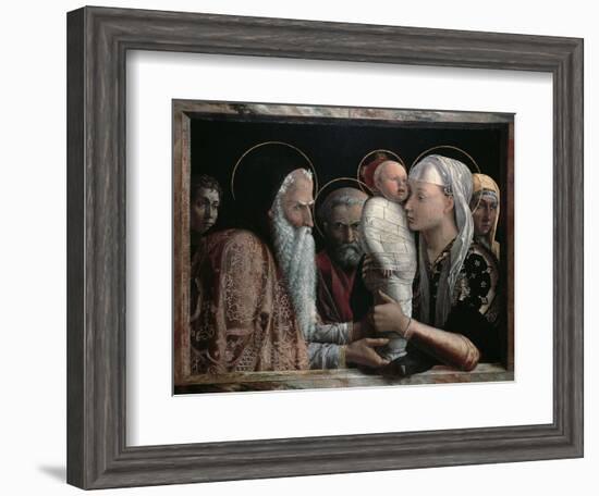 Presentation in Temple-Andrea Mantegna-Framed Giclee Print