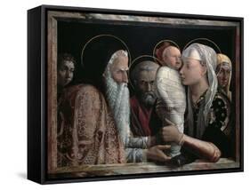 Presentation in Temple-Andrea Mantegna-Framed Stretched Canvas