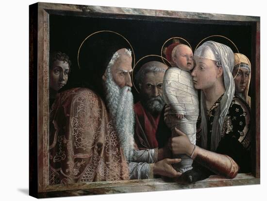 Presentation in Temple-Andrea Mantegna-Stretched Canvas