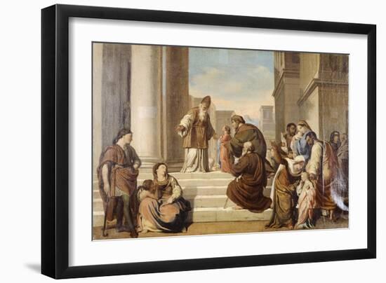 Presentation in Temple-Francesco Coghetti-Framed Giclee Print