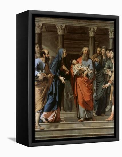 Presentation in the Temple-Philippe De Champaigne-Framed Stretched Canvas