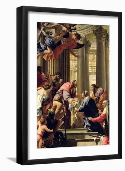 Presentation in the Temple-Simon Vouet-Framed Giclee Print