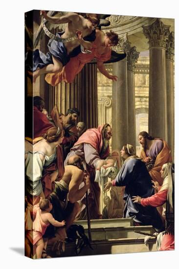 Presentation in the Temple-Simon Vouet-Stretched Canvas