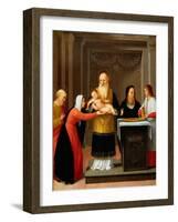 Presentation in the Temple-Bernardino Ferrari-Framed Giclee Print