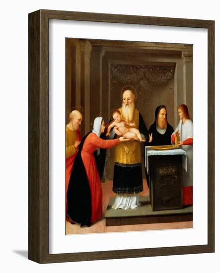 Presentation in the Temple-Bernardino Ferrari-Framed Giclee Print