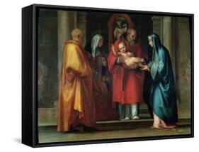 Presentation in the Temple-Fra Bartolommeo-Framed Stretched Canvas