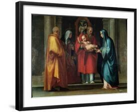 Presentation in the Temple-Fra Bartolommeo-Framed Giclee Print