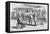 Presentation of a Champion Bat to the Red Stocking Base-Ball Club, Cincinnati, Ohio, on its Return-null-Framed Stretched Canvas