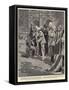 Presentation of a Colour to the Ceylon Mounted Infantry-Frederic De Haenen-Framed Stretched Canvas