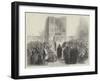 Presentation of a Memorial to Dr Tait, at Rugby School-null-Framed Giclee Print