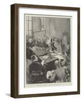 Presentation of a Pastoral Staff to the Bishop of London at Sion College-Thomas Walter Wilson-Framed Giclee Print