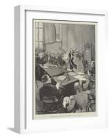 Presentation of a Pastoral Staff to the Bishop of London at Sion College-Thomas Walter Wilson-Framed Giclee Print