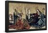 PRESENTATION OF CARDINAL DE MIES TO THE VIRGIN, XV CENTURY-KONRAD WITZ-Framed Poster