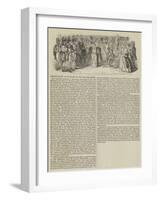 Presentation of Colours to the 16th Regiment-null-Framed Giclee Print