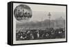 Presentation of Colours to the 3rd Scots Guards by King Edward VII at the Horse Guards' Parade on 2-null-Framed Stretched Canvas