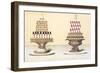 Presentation of Desserts, from a Hungarian Cookery Book on French Cooking, c.1880-null-Framed Giclee Print