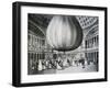 Presentation of Hot Air Balloon at Pantheon in Paris, 1784, France, 18th Century-null-Framed Giclee Print