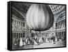 Presentation of Hot Air Balloon at Pantheon in Paris, 1784, France, 18th Century-null-Framed Stretched Canvas