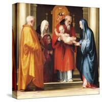 Presentation of Jesus in Temple-Fra Bartolomeo-Stretched Canvas