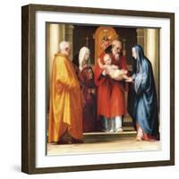 Presentation of Jesus in Temple-Fra Bartolomeo-Framed Giclee Print