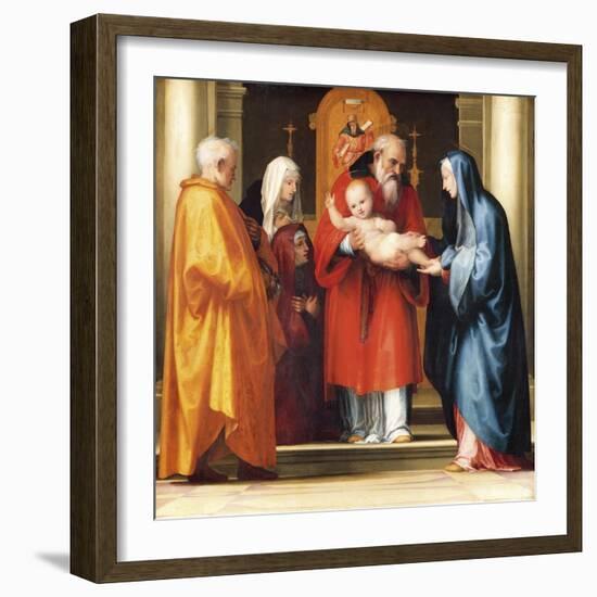 Presentation of Jesus in Temple-Fra Bartolomeo-Framed Giclee Print