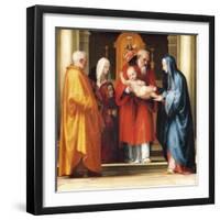 Presentation of Jesus in Temple-Fra Bartolomeo-Framed Giclee Print