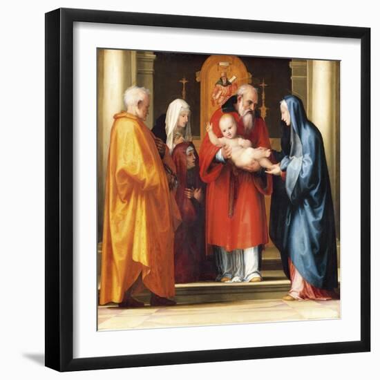 Presentation of Jesus in Temple-Fra Bartolomeo-Framed Giclee Print