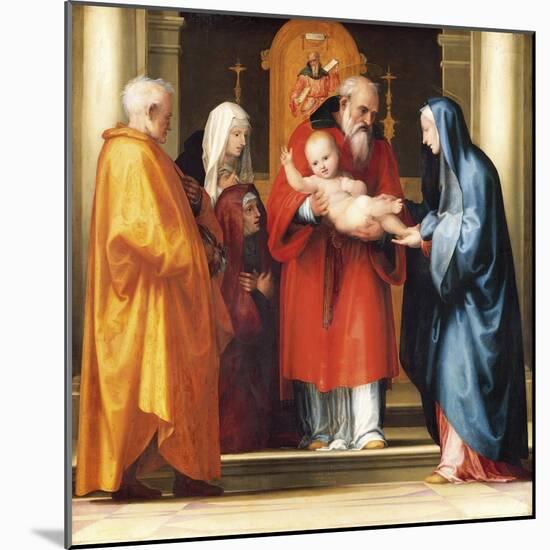 Presentation of Jesus in Temple-Fra Bartolomeo-Mounted Giclee Print