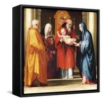 Presentation of Jesus in Temple-Fra Bartolomeo-Framed Stretched Canvas